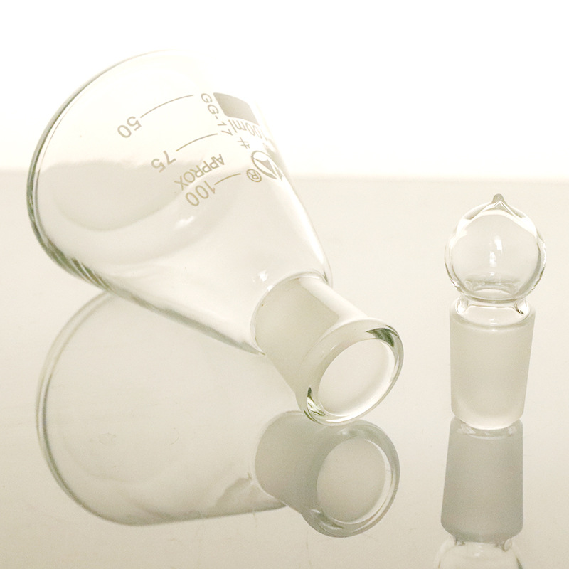 蜀牛 玻璃具塞三角烧瓶 定碘量瓶烧瓶 50/100/150/250/500/1000ml