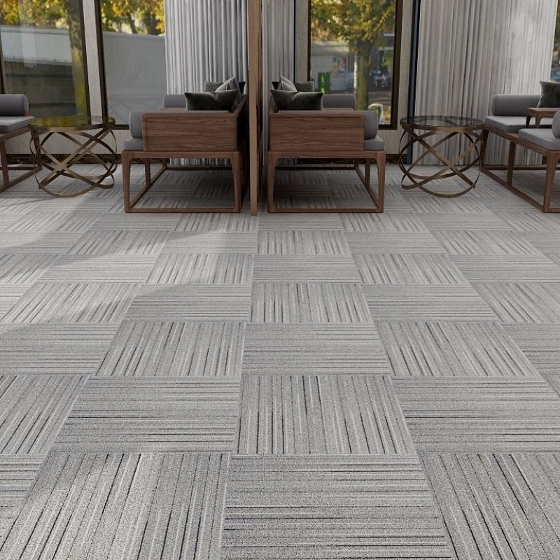 拼接地板满铺办公室方块地毯拼色自由地毯写字楼商用地毯跨境电商