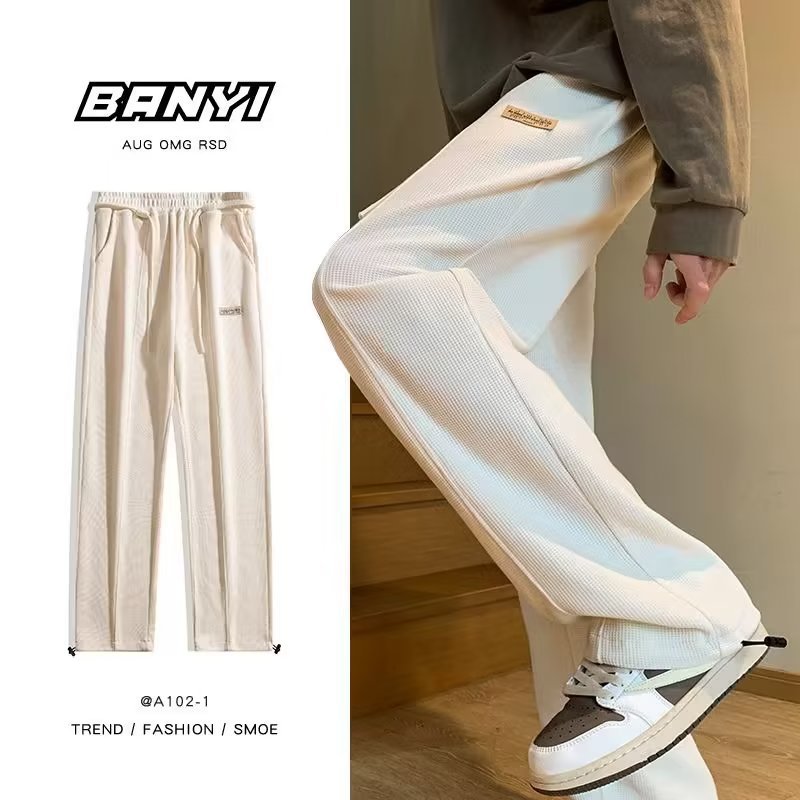Straight Fashion Casual Pants Sports Pants New Spring Straight Youth Popularity Fashion Fashion Brand Men's Fashion Trousers