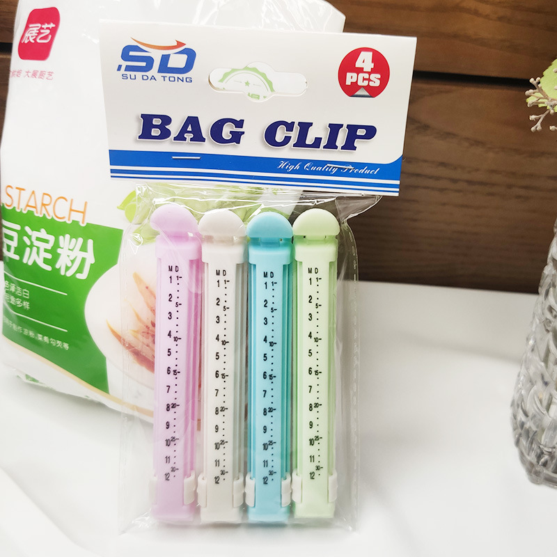 Snack Clip Tea Pincers Food Seal Clip Wholesale Plastic Sealing Clamp Household Food Sealing Clip Sealer