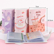 卡通卡包女批发韩版大容量多卡位PU皮零钱包卡片夹防消磁卡包