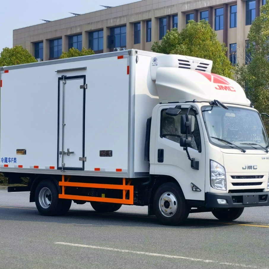 2米不超重蓝牌冷藏车 江铃大马力小龙虾活鱼运输车厂