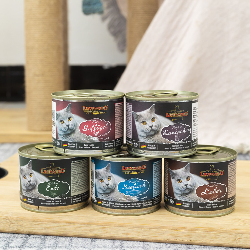 德国小李子猫罐头莱昂纳多leonardo增肥主粮猫咪主食罐成幼猫通用