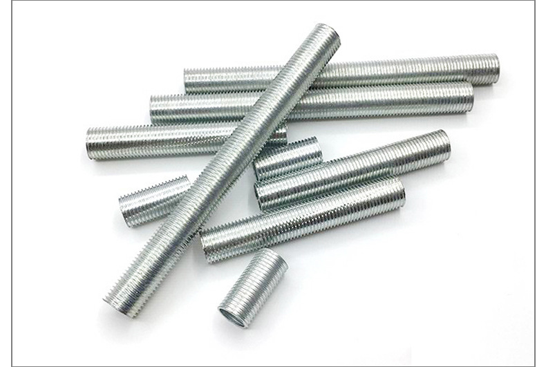 m10薄全牙管空心螺丝内孔8mm 外全牙螺纹杆丝通 灯具配件连接管