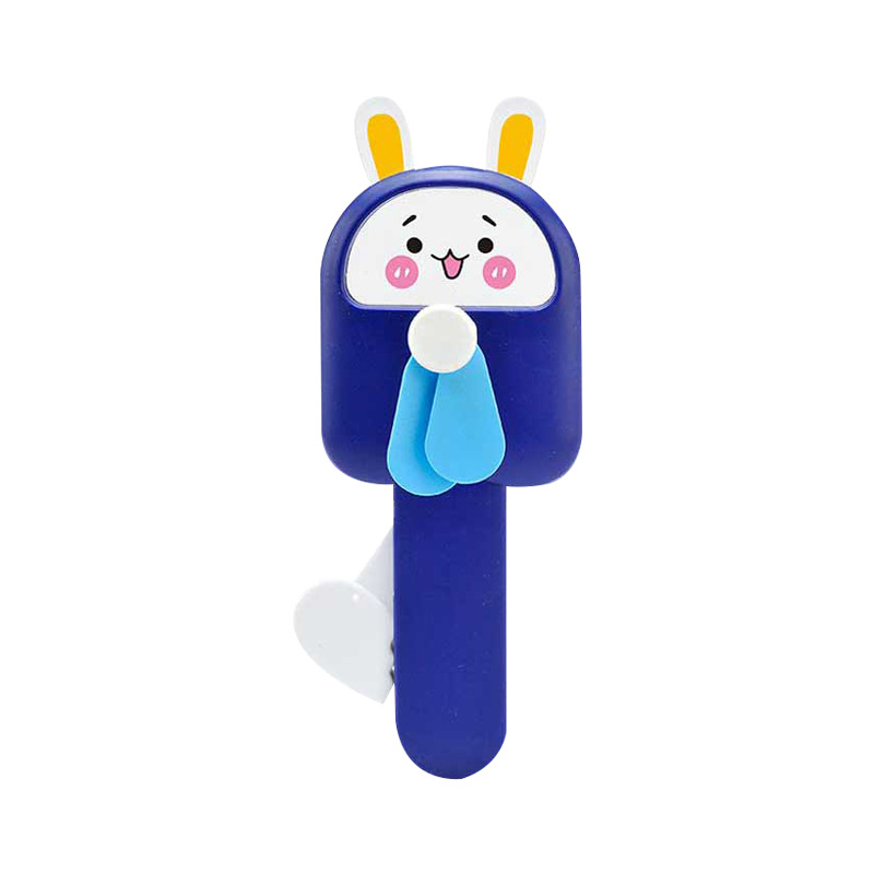 2023 Yixuan New Cute Rabbit Hand Pressure Little Fan Does Not Hurt Hands Children Outdoor Cute Mini Handheld Fan Night Market Stall