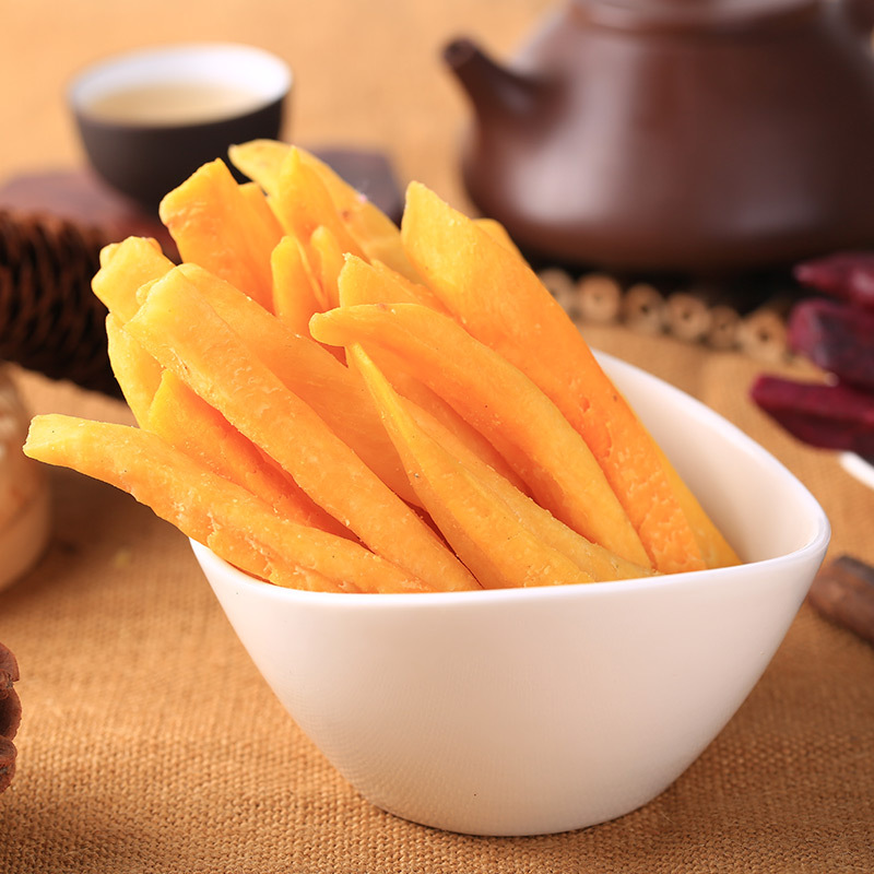 其他果干蜜饯香酥脆红薯干地瓜条紫薯干红薯条番薯干番薯条软糯香