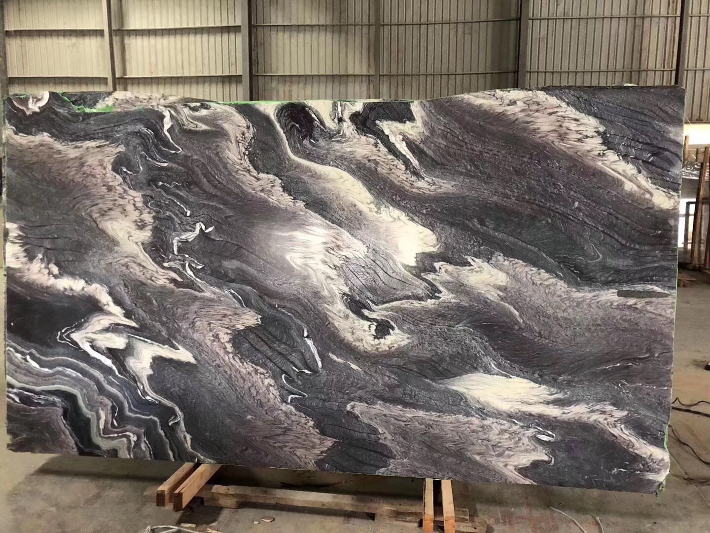 紫山水大理石背景墙 山水紫天然大理石台阶楼梯踏步