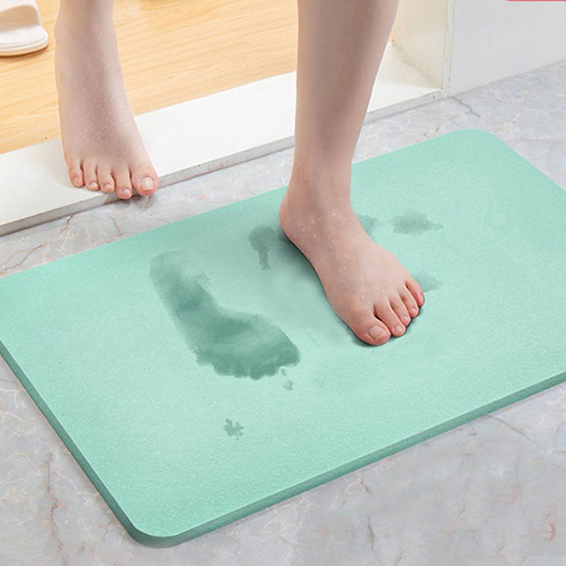 硅藻泥吸水垫地毯脚垫吸水土厕所卫生间口防滑速干浴室垫子地垫