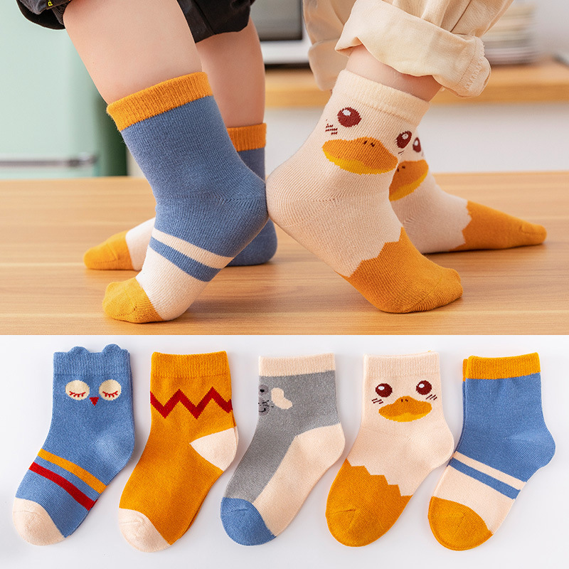 Summer Children's Mesh Boat Socks Baby Mid-Calf Socks Wholesale Boys' Floor Socks Spring and Autumn Girls' Baby Socks Children's Socks