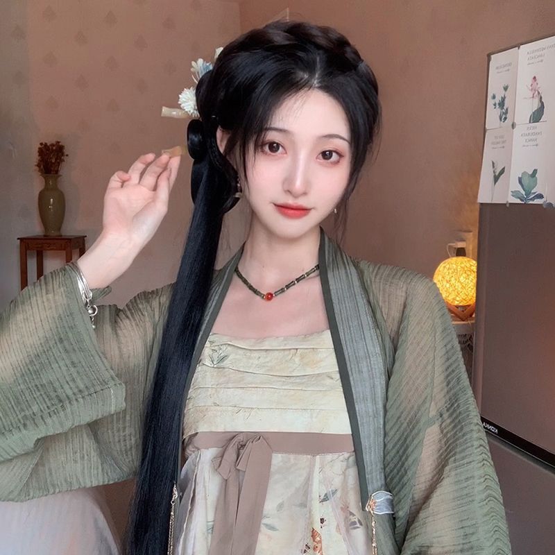 汉服假发一体式发包古风发髻造型垫发包盘发唐风古装旗袍发型假发