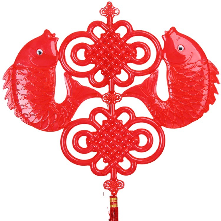 七彩led双鱼双结中国结 广告开业工程景观灯门店装饰闪灯吉祥彩灯