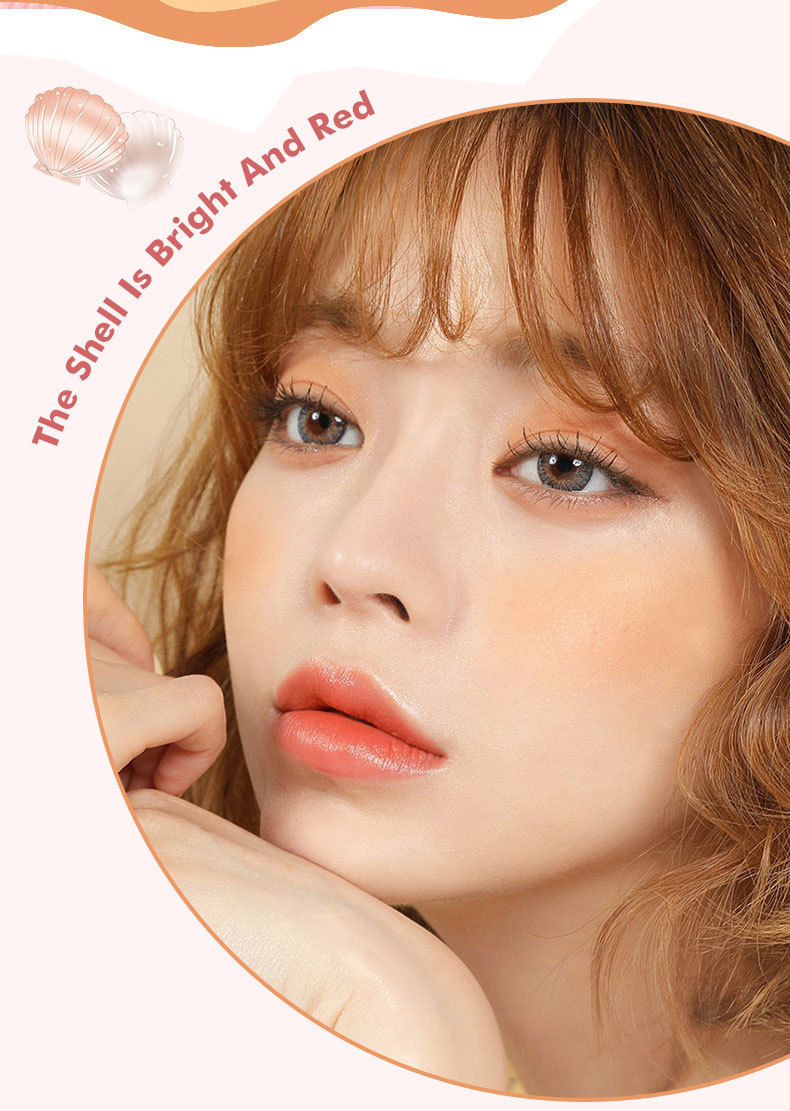彩妆贝壳腮红微醺胭脂腮红高光珠光修容单色腮红盘元气网红直播款