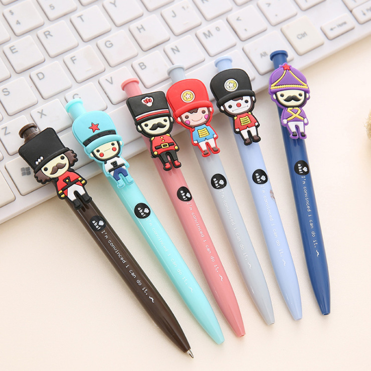 Factory Direct Sales Retractable Ballpoint Pen Creative Pupils' Stationery Fresh Cute Personality Creative Pen Gift Pen Wholesale