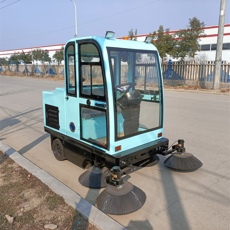 现货1900型小型驾驶型扫地机路面清地机新能源小区物业道路扫路车