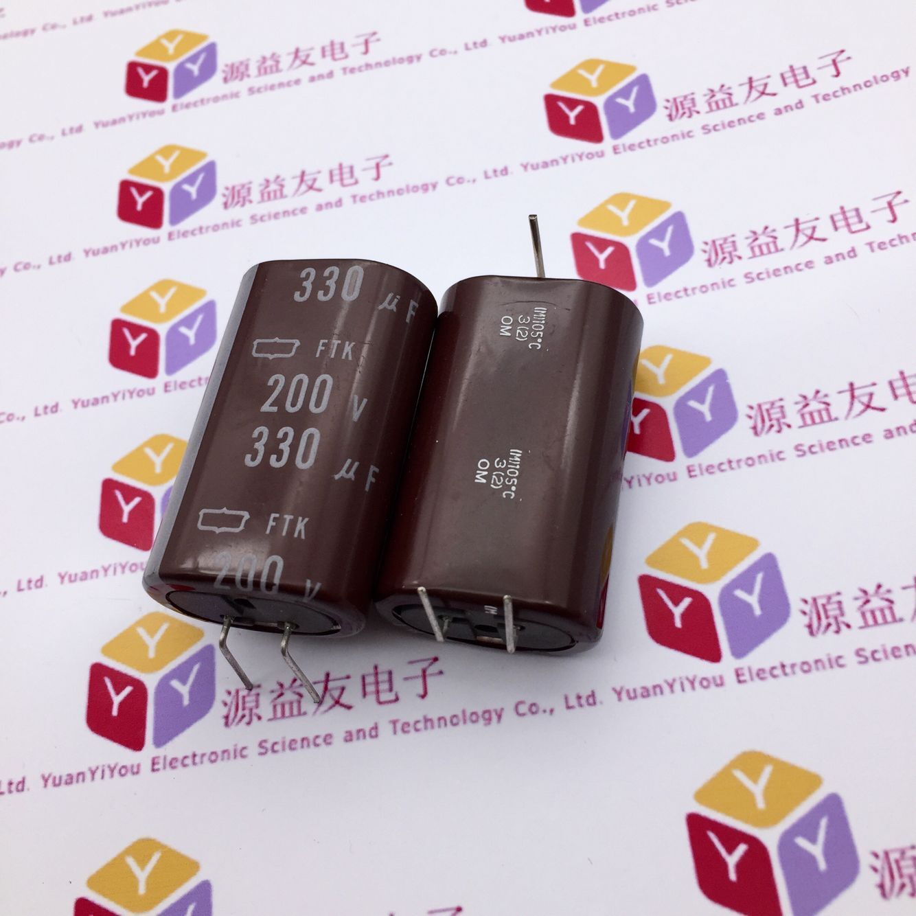 ncc黑金刚卧式电解电容三脚轴向200v330uf 16x25x40 ftk系列105度