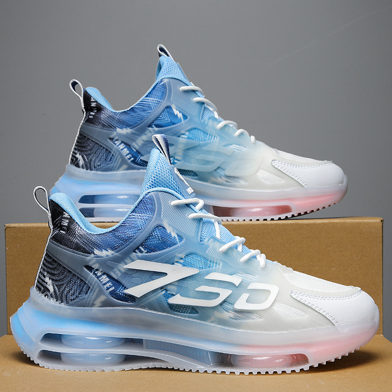 莆田椰子男鞋秋季气垫减震运动鞋中学生休闲轻便跑步增高老爹潮鞋