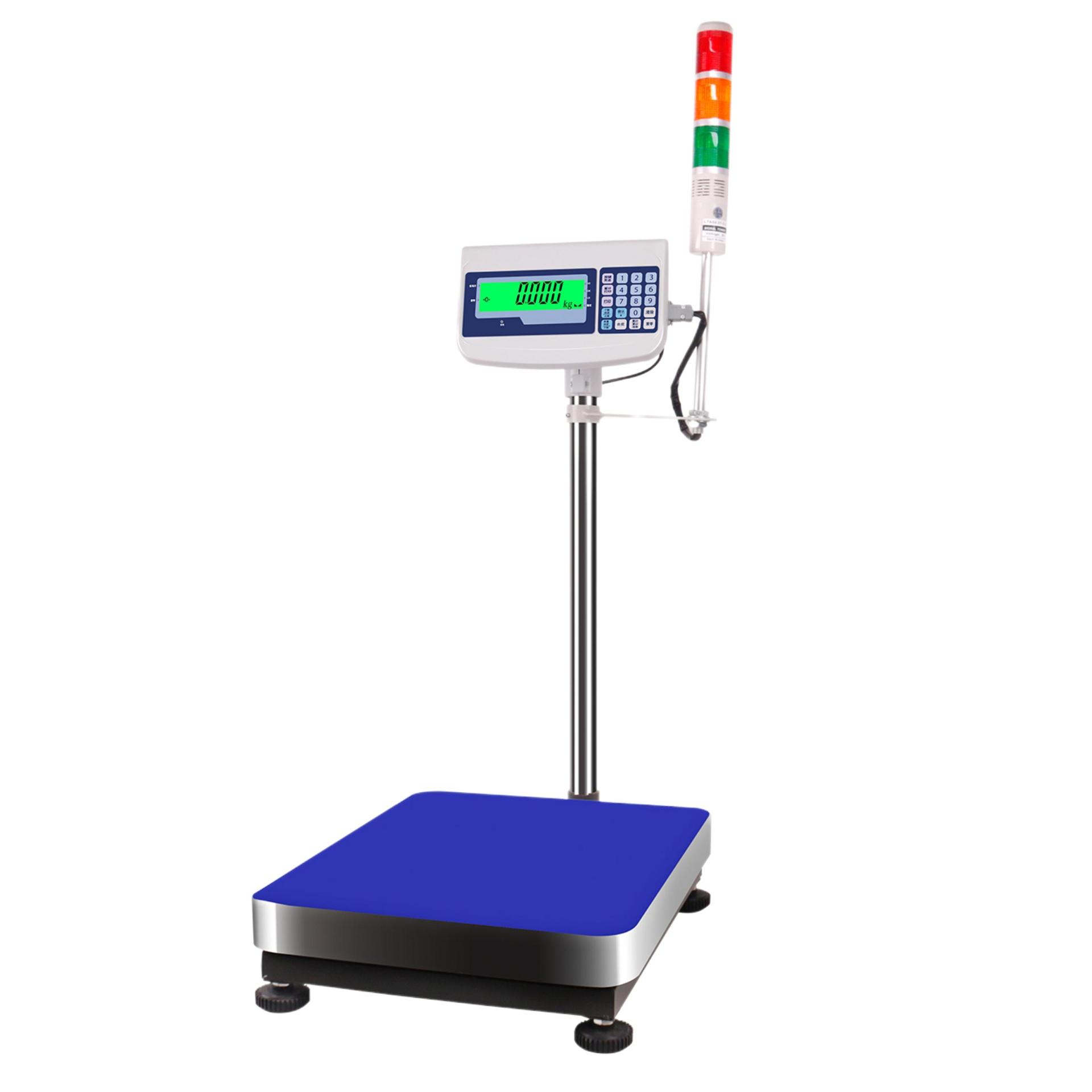 三色灯声光 报警电子台秤 tcs1200公斤工业称重不锈钢台秤厂家