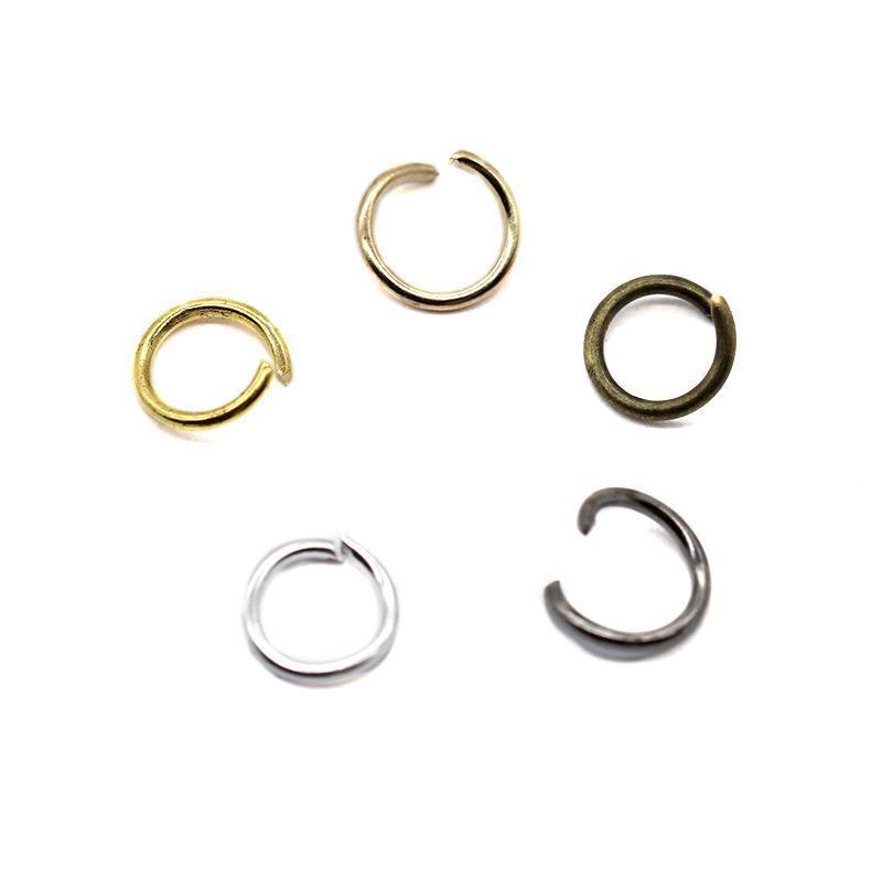 DIY Accessories Opening Hoop Handmade Connection Ring Closed Ring Gold/Silver/White K/Gun Black Bronze