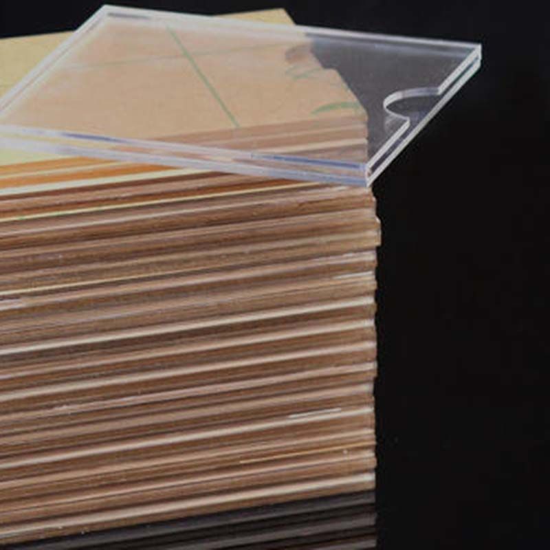 亚克力透明盒子价格标签盒通知发布盒房源信息栏a4纸卡槽