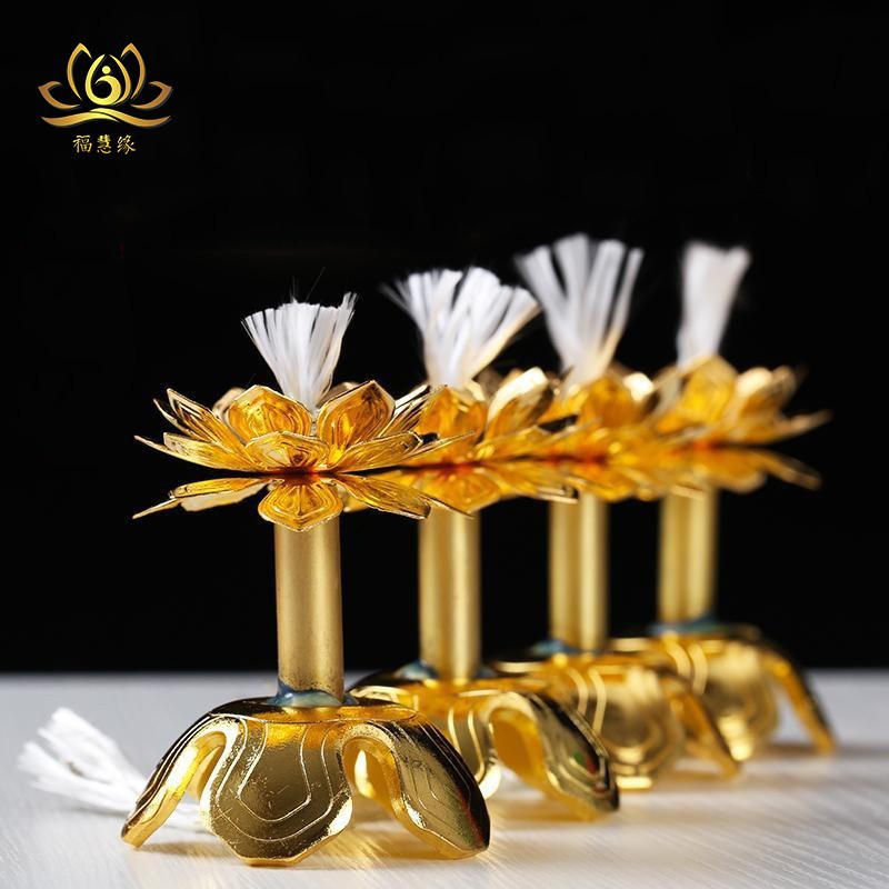 镀铜伸缩酥油灯芯 灯芯供灯架 莲花灯架 莲花灯座 灯芯架-阿里巴巴
