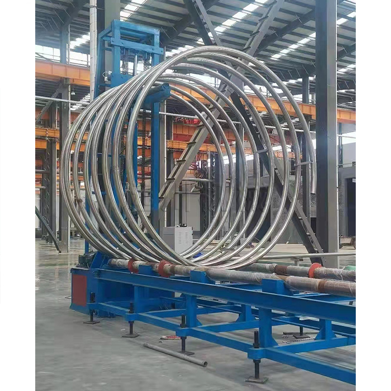 锅炉螺旋盘管机 加热管螺旋盘管生产线 锅炉行业加热管螺旋卷圆机