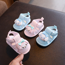 男女宝宝鞋子春夏季0一1岁不掉鞋婴儿凉鞋透气3-6个月软底步前鞋9