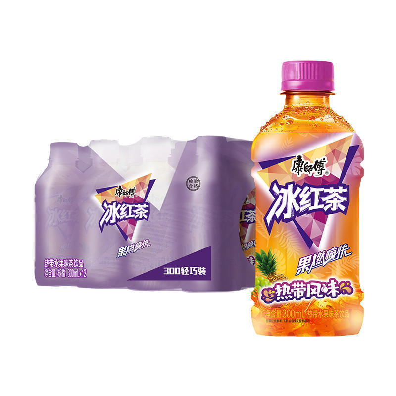 康师傅热带冰红茶330ml*12瓶-阿里巴巴