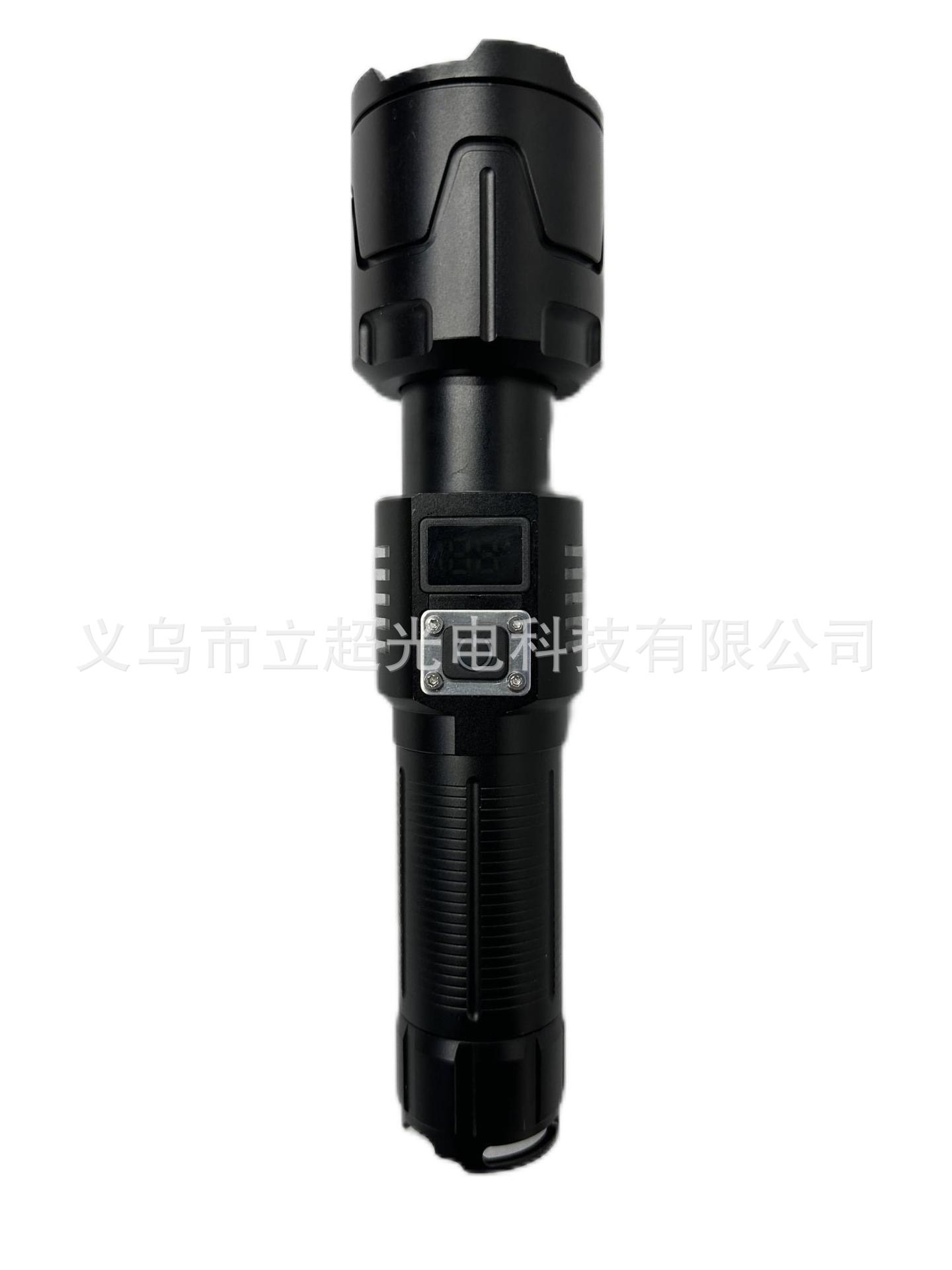 New Portable Flashlight Vertical Super LED Power Torch Outdoor Camping Multifunctional Waterproof High Power