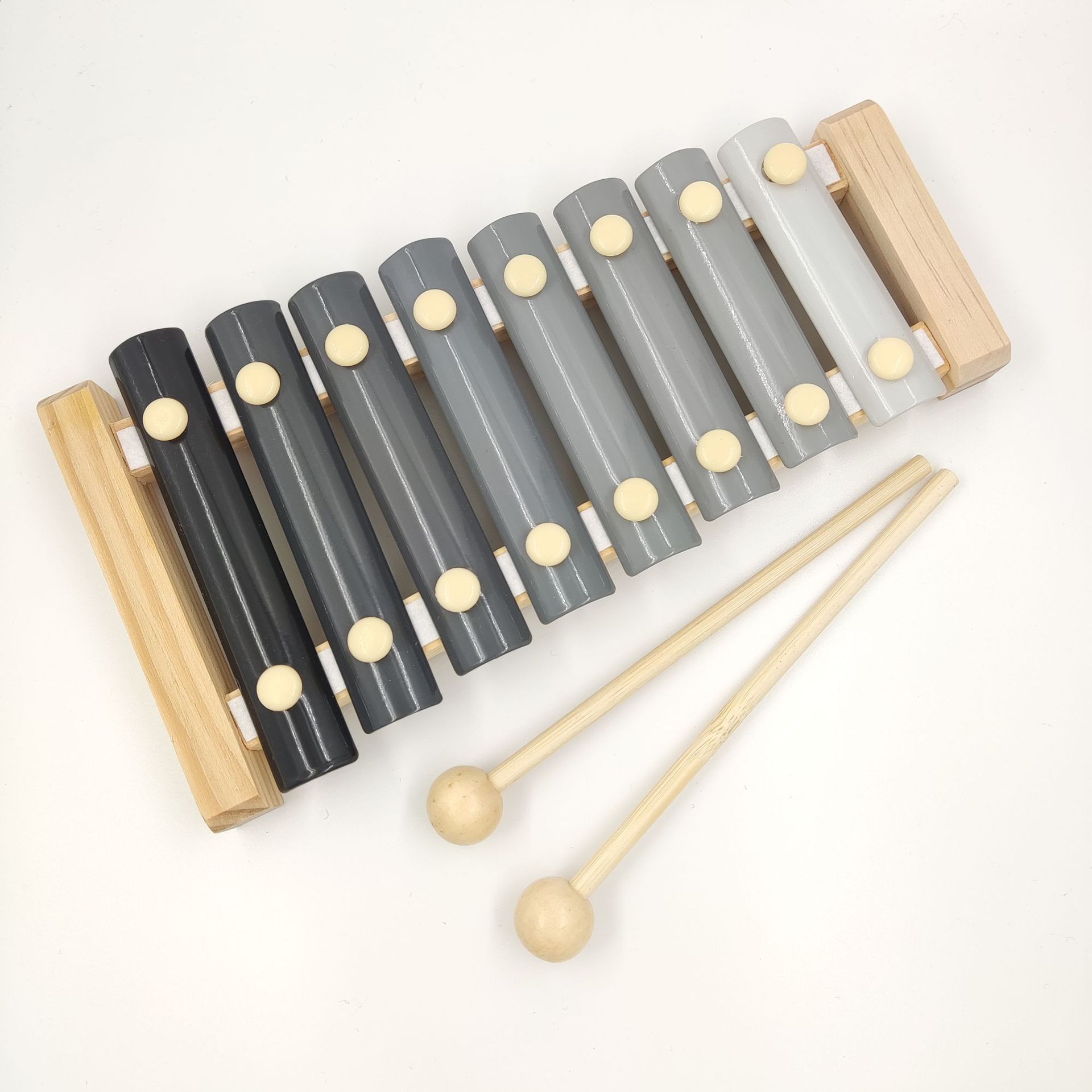 木质八音琴敲琴儿童敲击乐器玩具启蒙早教益智手敲木琴