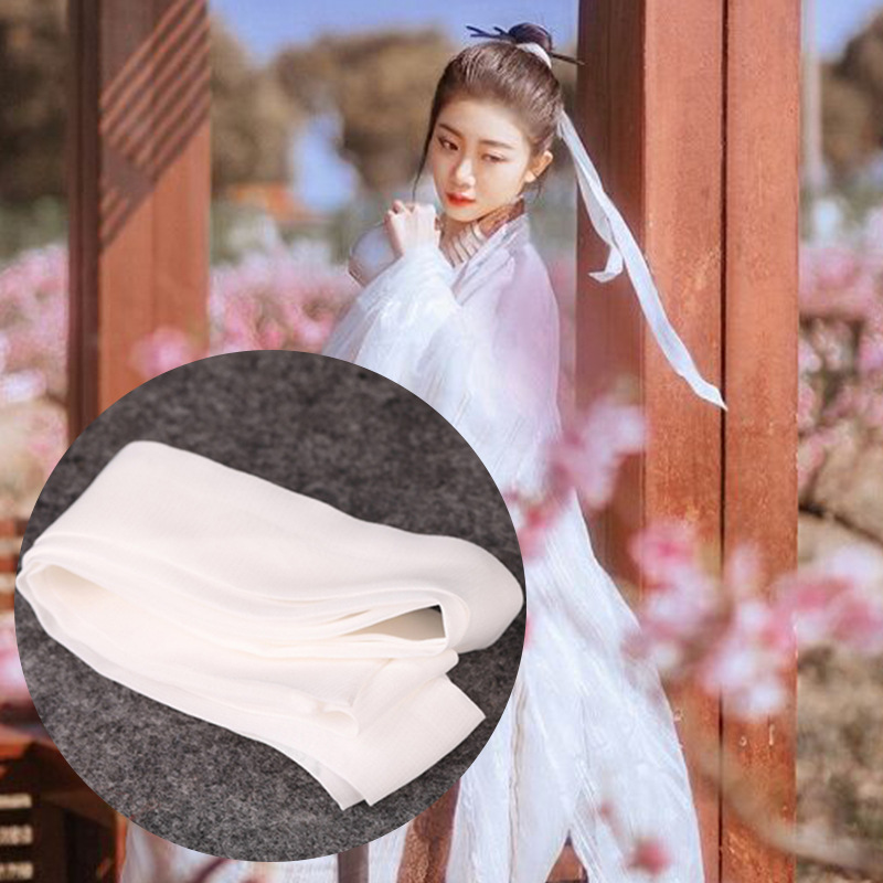古装汉服丝带白色绑带雪纺彩带cos造型发带侠女复古书生古风 发绳