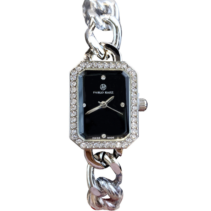 水钻链条手表女