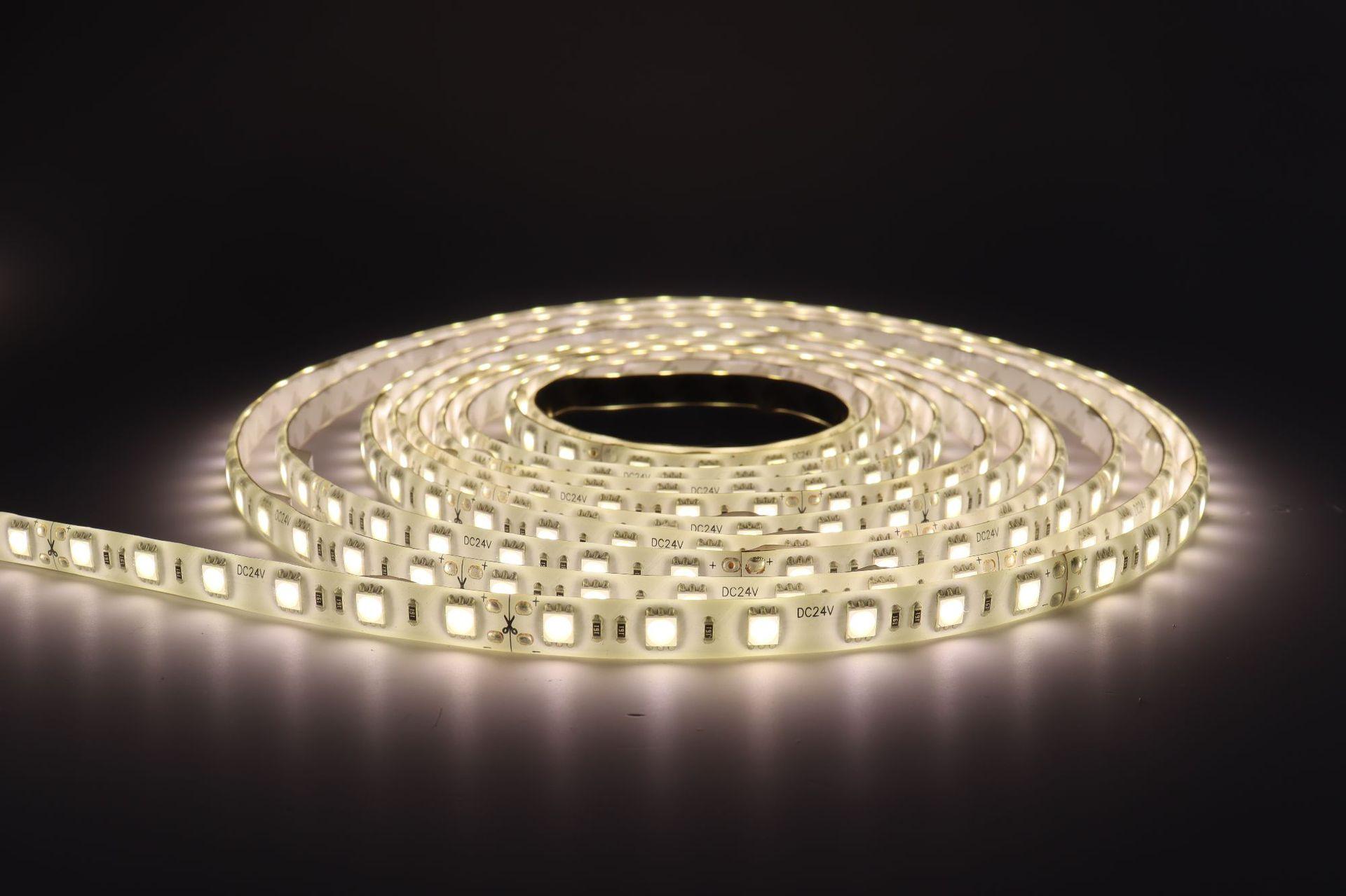 24v 5050高显色低压led灯带60灯/m 装饰灯带