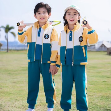 校服套装小学生春秋装四件套幼儿园园服英伦学院风运动服儿童班服