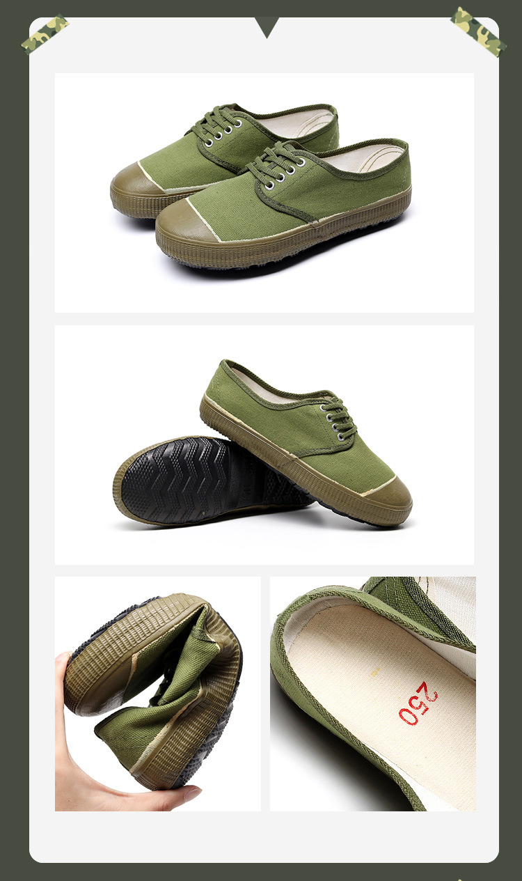 老式解放鞋男胶鞋民工工地劳保鞋橡胶干活鞋农田鞋透气工作鞋防滑