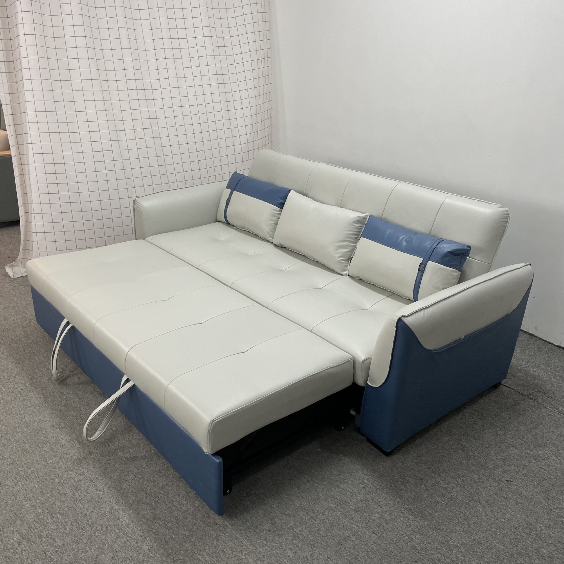 轻奢沙发床可折叠直排大小户型简约客厅多功能科技布沙发床两用