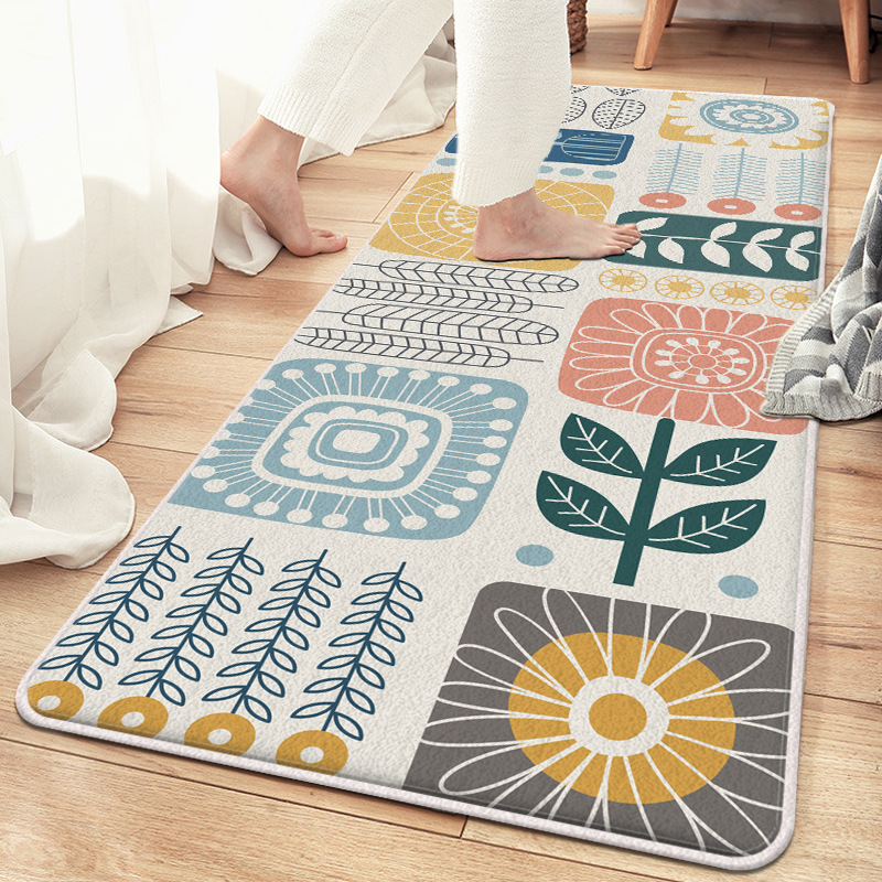 Cashmere-like Carpet Living Room Cartoon Bedside Blanket Household Bedroom Floor Mat Sofa and Tea Table Carpet Bathroom Absorbent Floor Mat