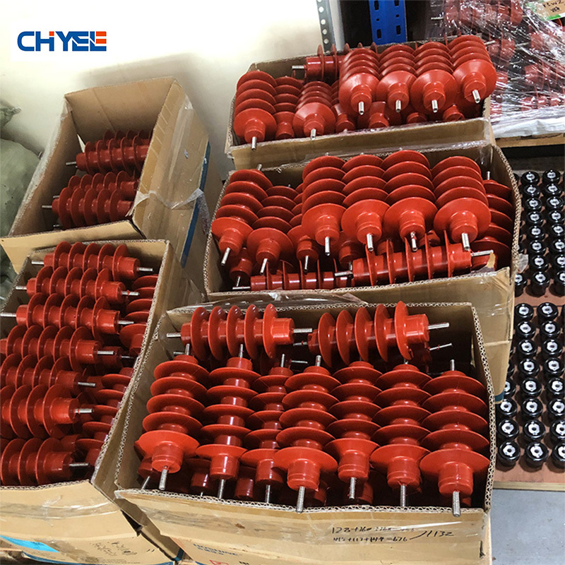 10kv硅橡胶氧化锌避雷器hy5ws-17高压户外复合绝缘一体避雷器