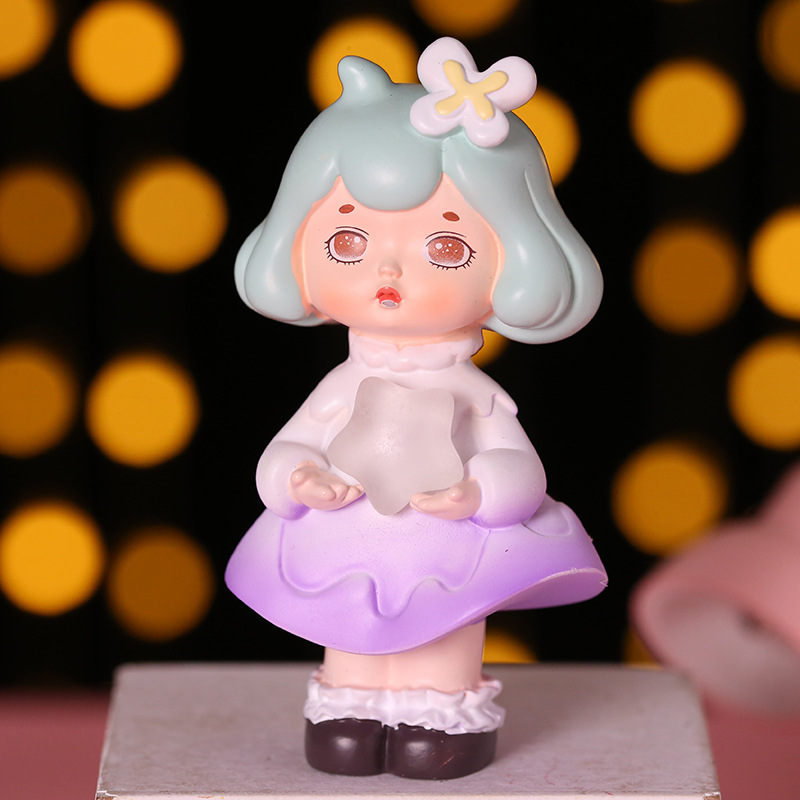 Lili'an Catch XINGX Blind Box Hand-Made Girl Heart Desktop Resin Decorations Doll Blind Box Girl Graduation Gift