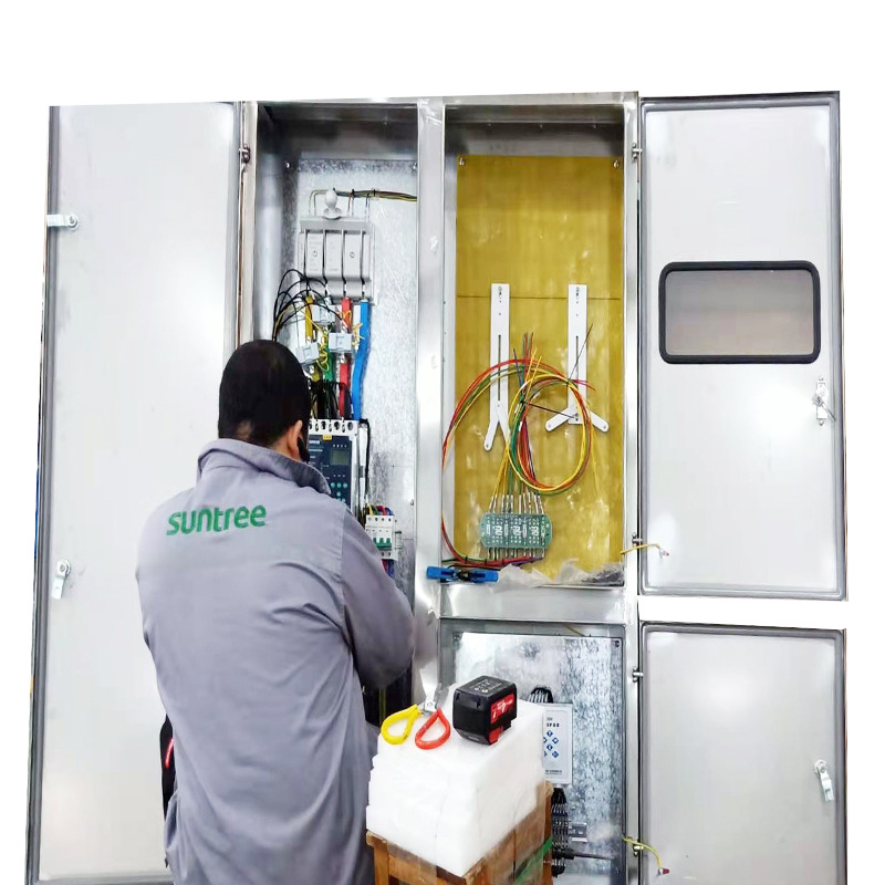 发电系统光伏汇流箱光伏直流并网箱不锈钢户外防雨配电箱监控箱