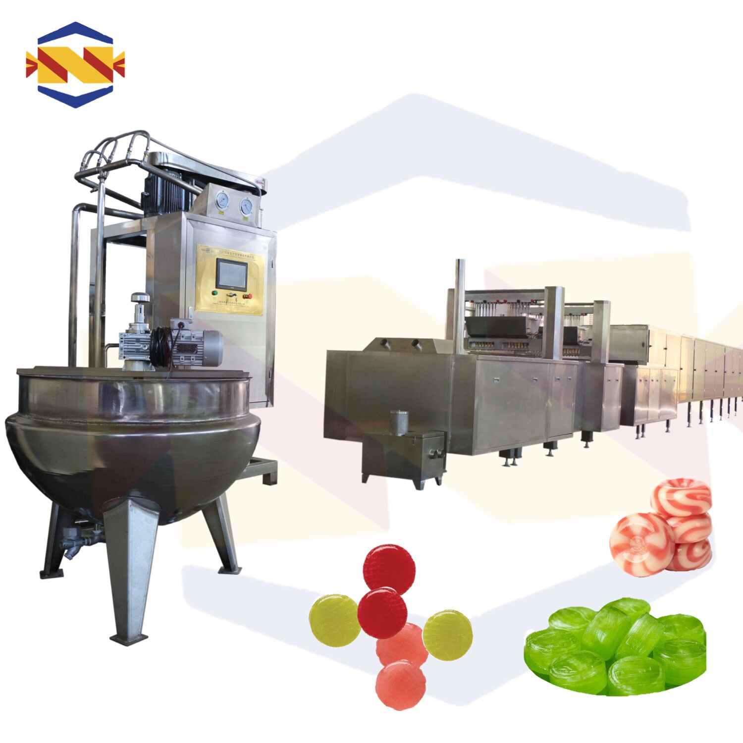 se-1124j-150扁平棒糖浇注生产线 创业型果糖机