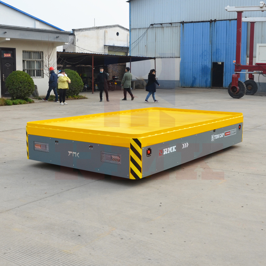 铝锭模具转运工业电动小车60t无轨移动平台车大吨位无轨重型平车