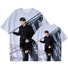 跨境ATEEZ新专辑周边数码3D应援打歌服同款短袖T恤衫男女上衣夏装