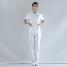 韩版整形医院护理师工作服护士服白色套装spa养生馆美容院工作服
