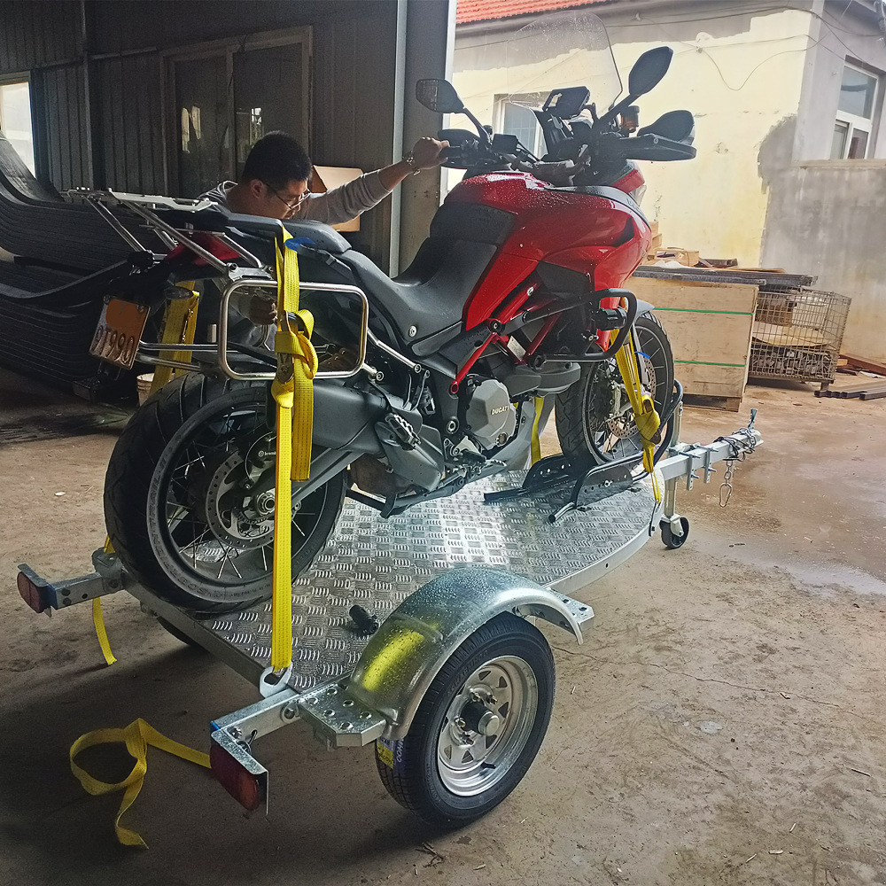 摩托车拖车架 后挂式 越野摩托车拖车架重机车拖车牵引架