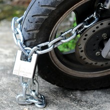 链条锁头大粗抗液压剪电瓶电动车摩托车防盗铁链子加长链锁具