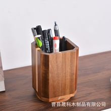 相思木笔筒复古通用笔盒木质笔筒办公室桌面笔插收纳盒厂家批发