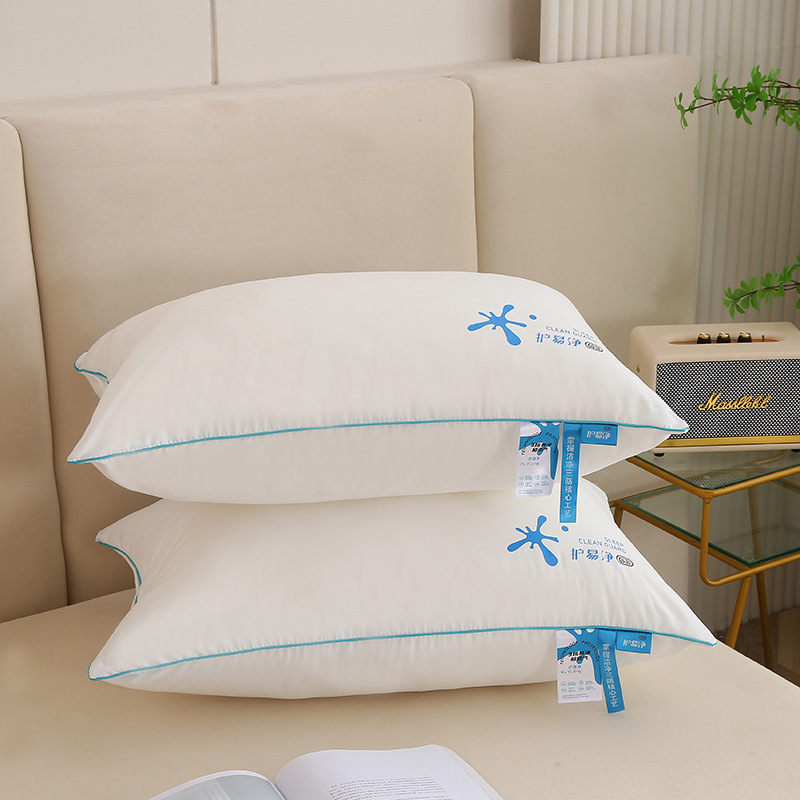 Factory Direct Sales Five-Star Hotel Three-Proof Pillow Core Soft Boutique Waterproof Anti-Fouling Oil-Proof Pillow Gift Wholesale