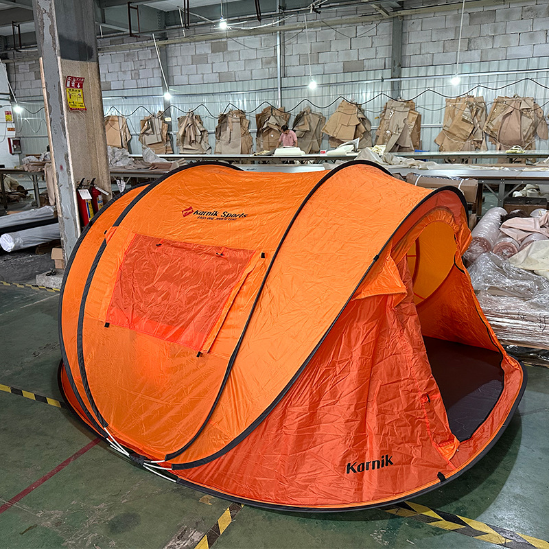 One Second Easy-to-Put-up Tent Automatic Tent Waterproof 3-4 People Camping Automatic Hand Throw Easy-to-Put-up Tent Camping Tent