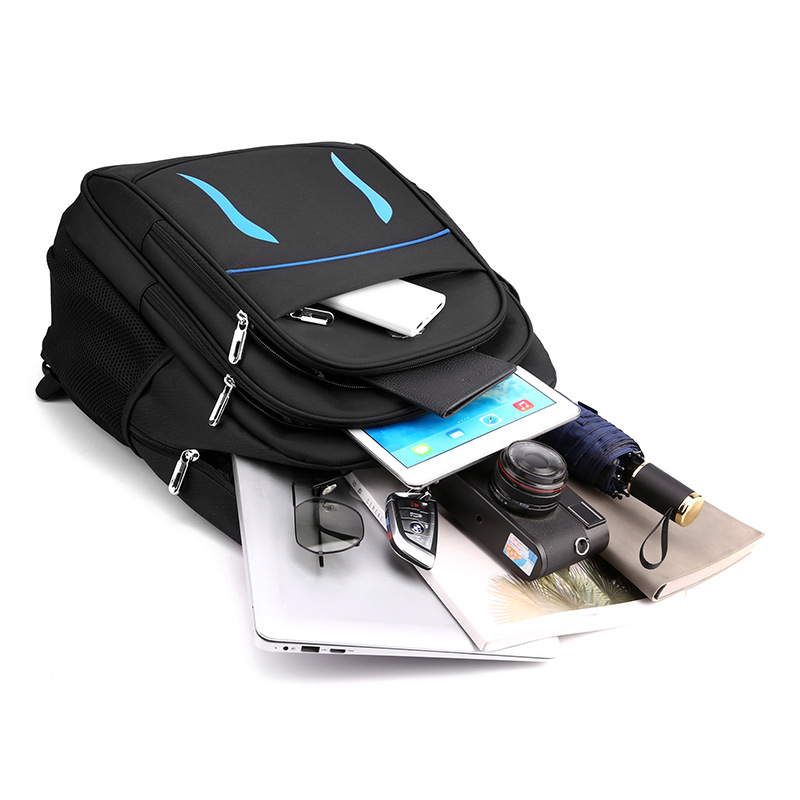 Cross-Border Wholesale Bag Simple All-Match Student Backpack Fashion Travel Commuter Laptop Bag