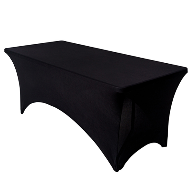 Western-Style Wedding Elastic Desk Cover Cocktail Table Cover Conference Wedding Banquet Rectangular Table Cover Elastic Tablecloth